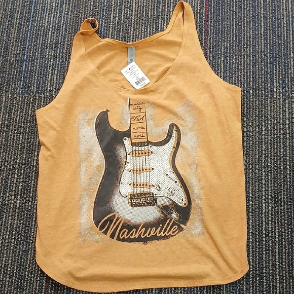 Next Level Apparel Tops - Nashville Graphic Tank Top NWT Size Lg
